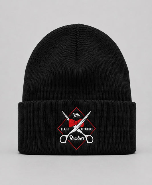 Mr. Bowtie's Beanie with embroidered logo