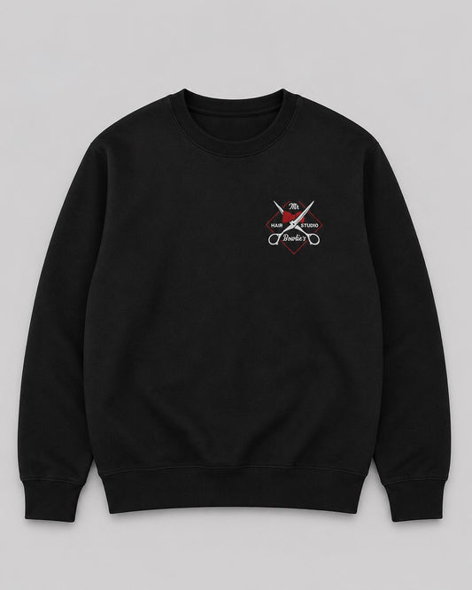 Mr. Bowtie's Crewneck Sweatshirt with embroidered logo