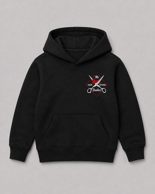 Mr. Bowtie's Youth Hoodie with embroidered logo