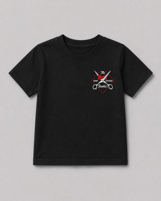 Mr. Bowtie's Youth T-Shirt with embroidered logo